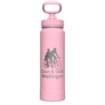 Actives Water Bottle With Straw Lid - customized