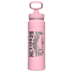 Actives Water Bottle With Straw Lid - customized