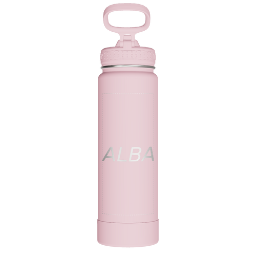 Actives Water Bottle With Straw Lid - customized
