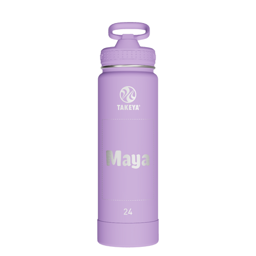 Actives Water Bottle With Straw Lid - customized