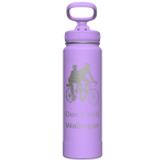 Actives Water Bottle With Straw Lid - customized