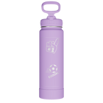 Actives Water Bottle With Straw Lid - customized