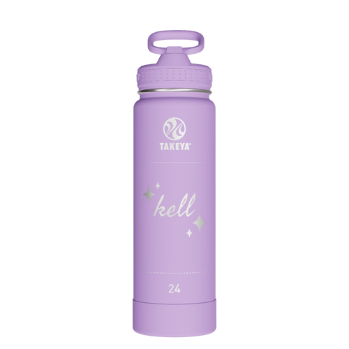 Actives Water Bottle With Straw Lid - customized