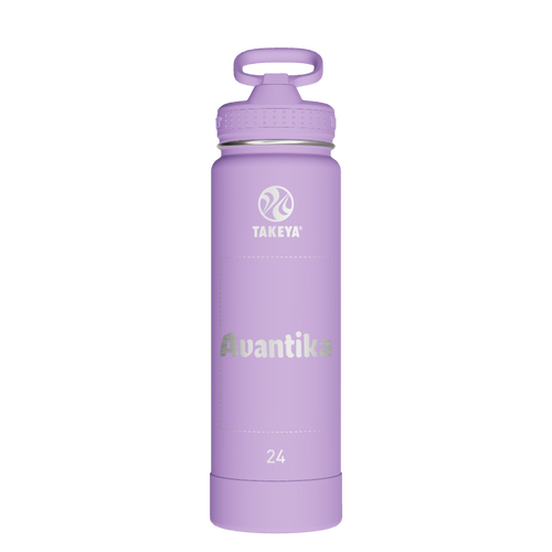 Actives Water Bottle With Straw Lid - customized