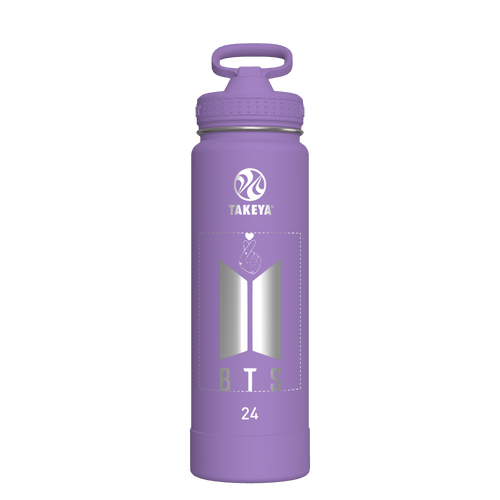 Actives Water Bottle With Straw Lid - customized