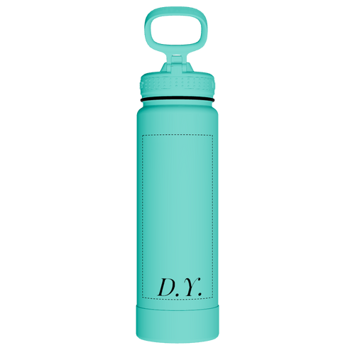 Actives Water Bottle With Straw Lid - customized