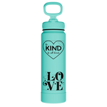 Actives Water Bottle With Straw Lid - customized