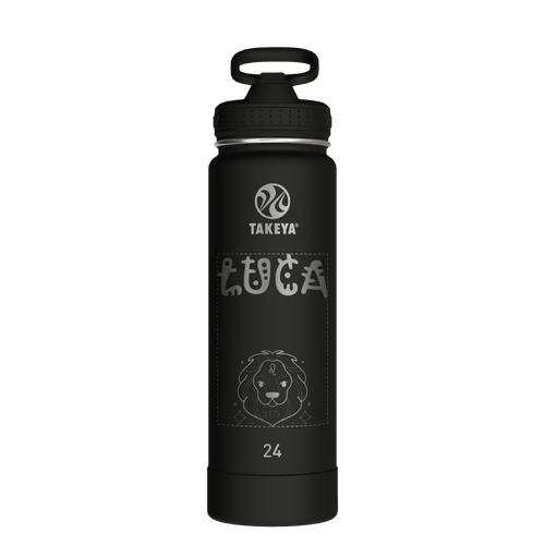 Actives Water Bottle With Straw Lid - customized