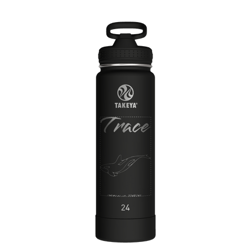 Actives Water Bottle With Straw Lid - customized
