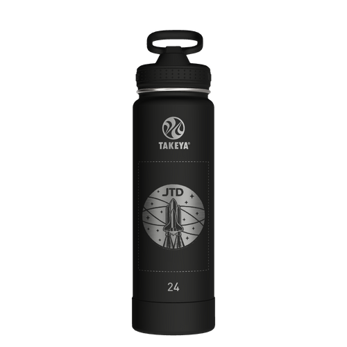Actives Water Bottle With Straw Lid - customized