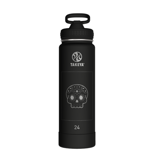 Actives Water Bottle With Straw Lid - customized