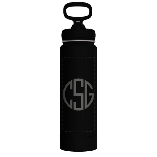 Actives Water Bottle With Straw Lid - customized