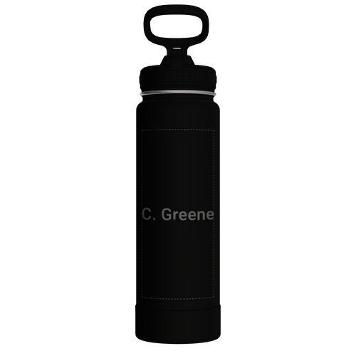 Actives Water Bottle With Straw Lid - customized