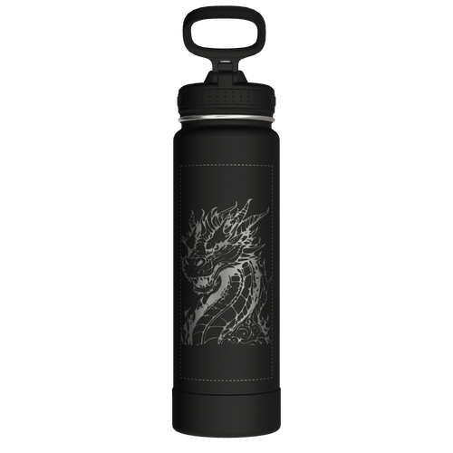 Actives Water Bottle With Straw Lid - customized