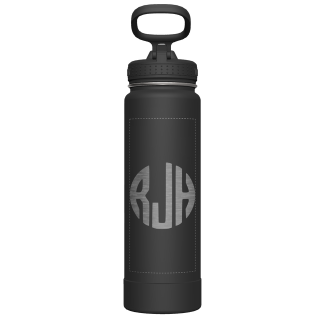 Actives Water Bottle With Straw Lid - customized