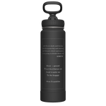 Actives Water Bottle With Straw Lid - customized