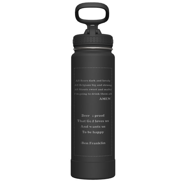 Actives Water Bottle With Straw Lid - customized