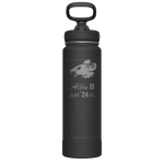 Actives Water Bottle With Straw Lid - customized