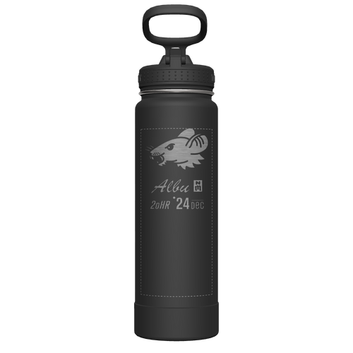 Actives Water Bottle With Straw Lid - customized