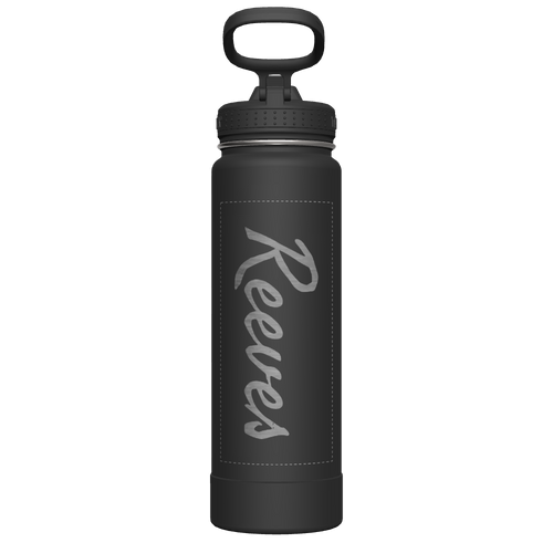 Actives Water Bottle With Straw Lid - customized
