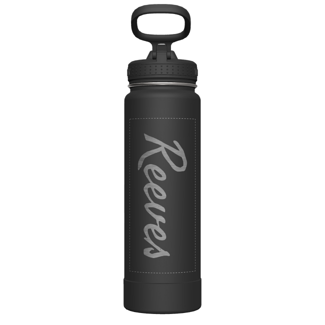 Actives Water Bottle With Straw Lid - customized