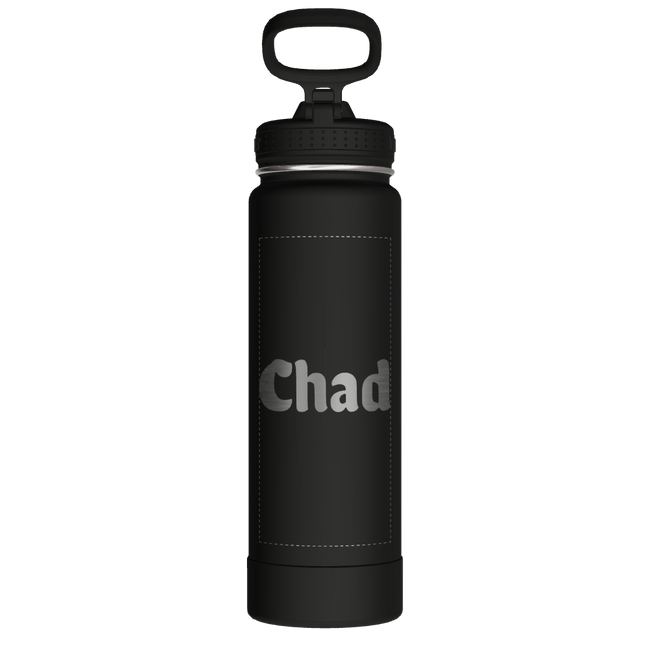 Actives Water Bottle With Straw Lid - customized