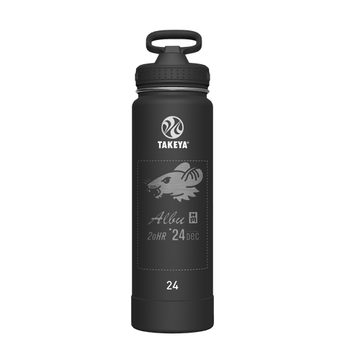 Actives Water Bottle With Straw Lid - customized