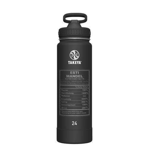 Actives Water Bottle With Straw Lid - customized