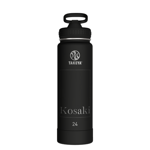 Actives Water Bottle With Straw Lid - customized