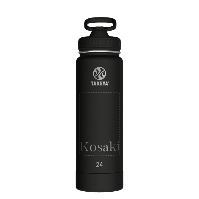 Actives Water Bottle With Straw Lid - customized