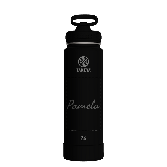 Actives Water Bottle With Straw Lid - customized