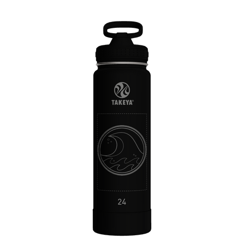 Actives Water Bottle With Straw Lid - customized