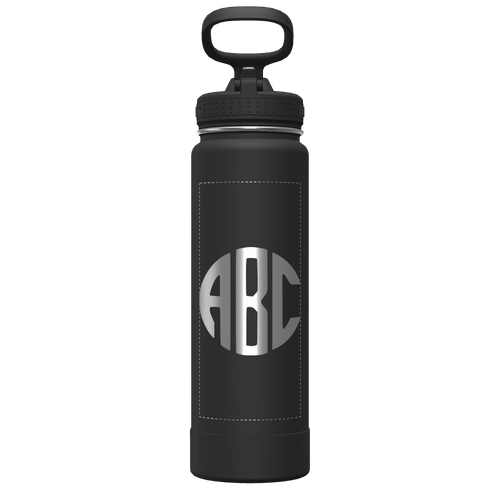 Actives Water Bottle With Straw Lid - customized