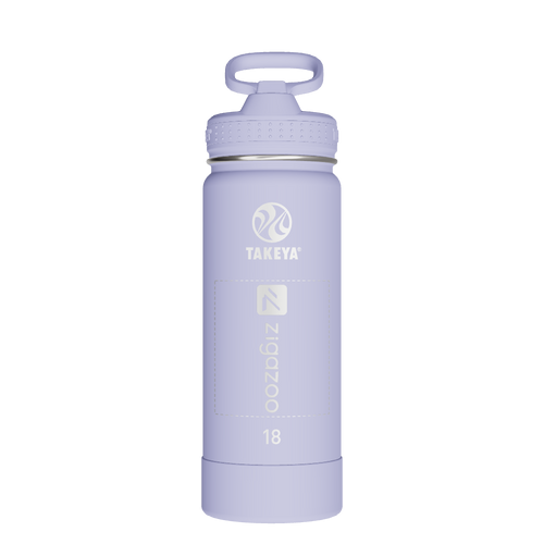 Actives Water Bottle With Straw Lid - customized