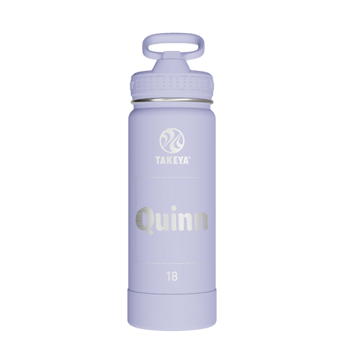 Actives Water Bottle With Straw Lid - customized