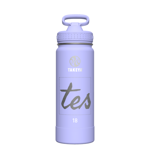 Actives Water Bottle With Straw Lid - customized