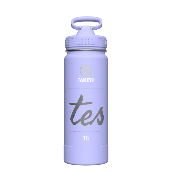 Actives Water Bottle With Straw Lid - customized