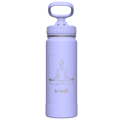 Actives Water Bottle With Straw Lid - customized