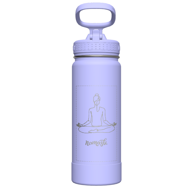 Actives Water Bottle With Straw Lid - customized