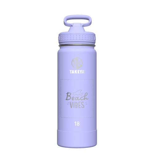 Actives Water Bottle With Straw Lid - customized