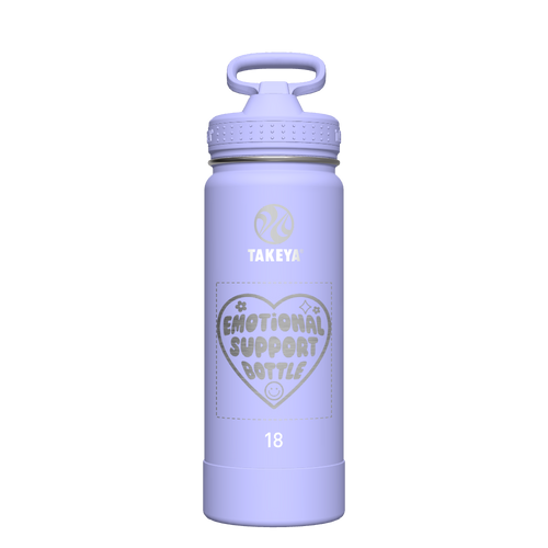 Actives Water Bottle With Straw Lid - customized