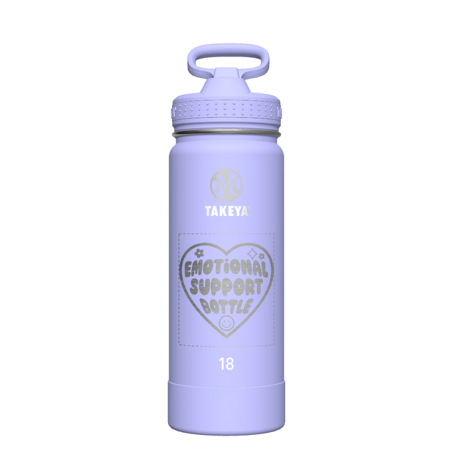 Actives Water Bottle With Straw Lid - customized