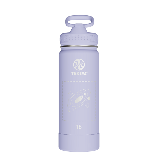 Actives Water Bottle With Straw Lid - customized