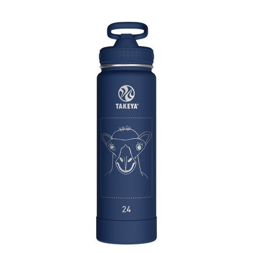 Actives Water Bottle With Straw Lid - customized