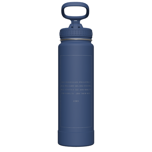 Actives Water Bottle With Straw Lid - customized