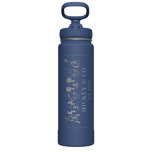 Actives Water Bottle With Straw Lid - customized