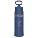 Actives Water Bottle With Straw Lid - customized