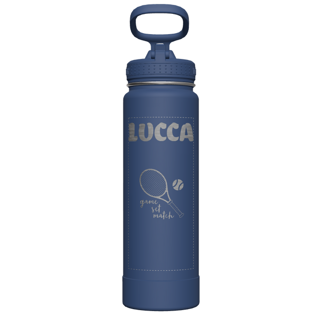 Actives Water Bottle With Straw Lid - customized