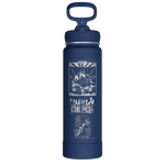 Actives Water Bottle With Straw Lid - customized