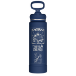 Actives Water Bottle With Straw Lid - customized